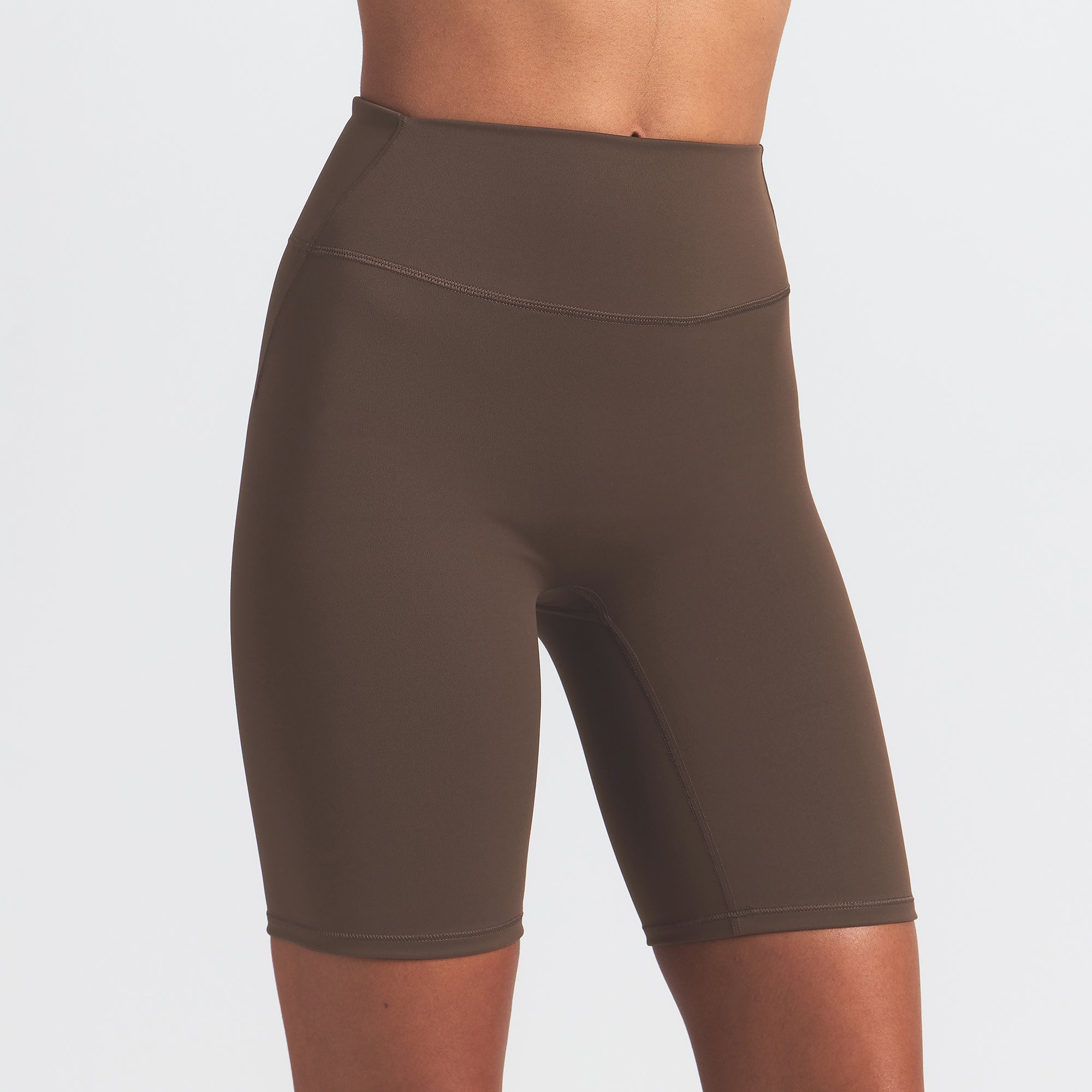 NikeSKIMS MATTE 7" BIKER SHORT | DARK SEPIA