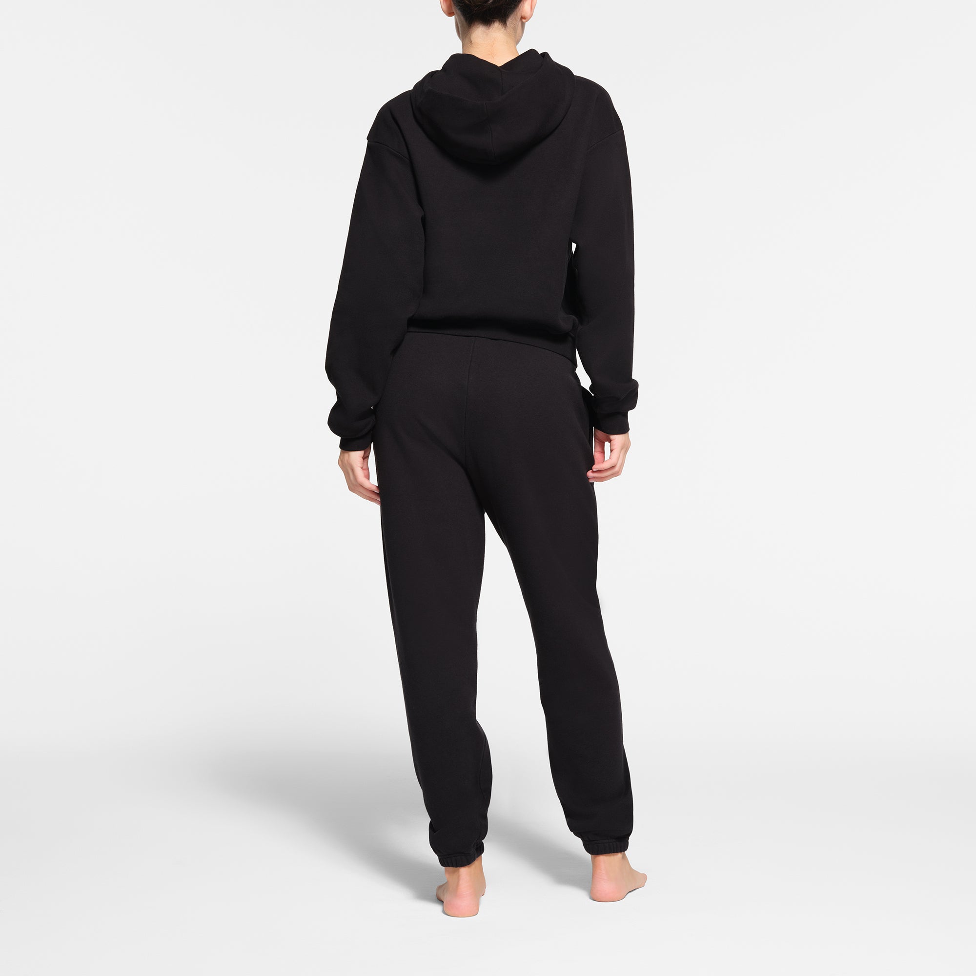 COTTON FLEECE JOGGER | ONYX