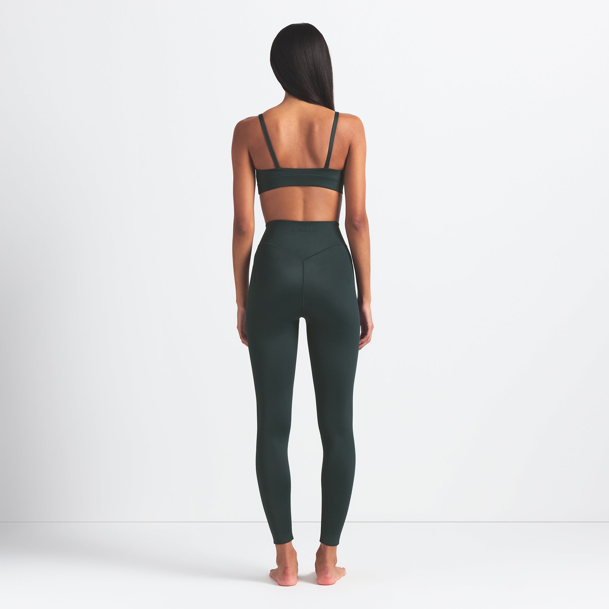 NikeSKIMS SHINE BONDED WAIST 26" LEGGING | DARK TEAL