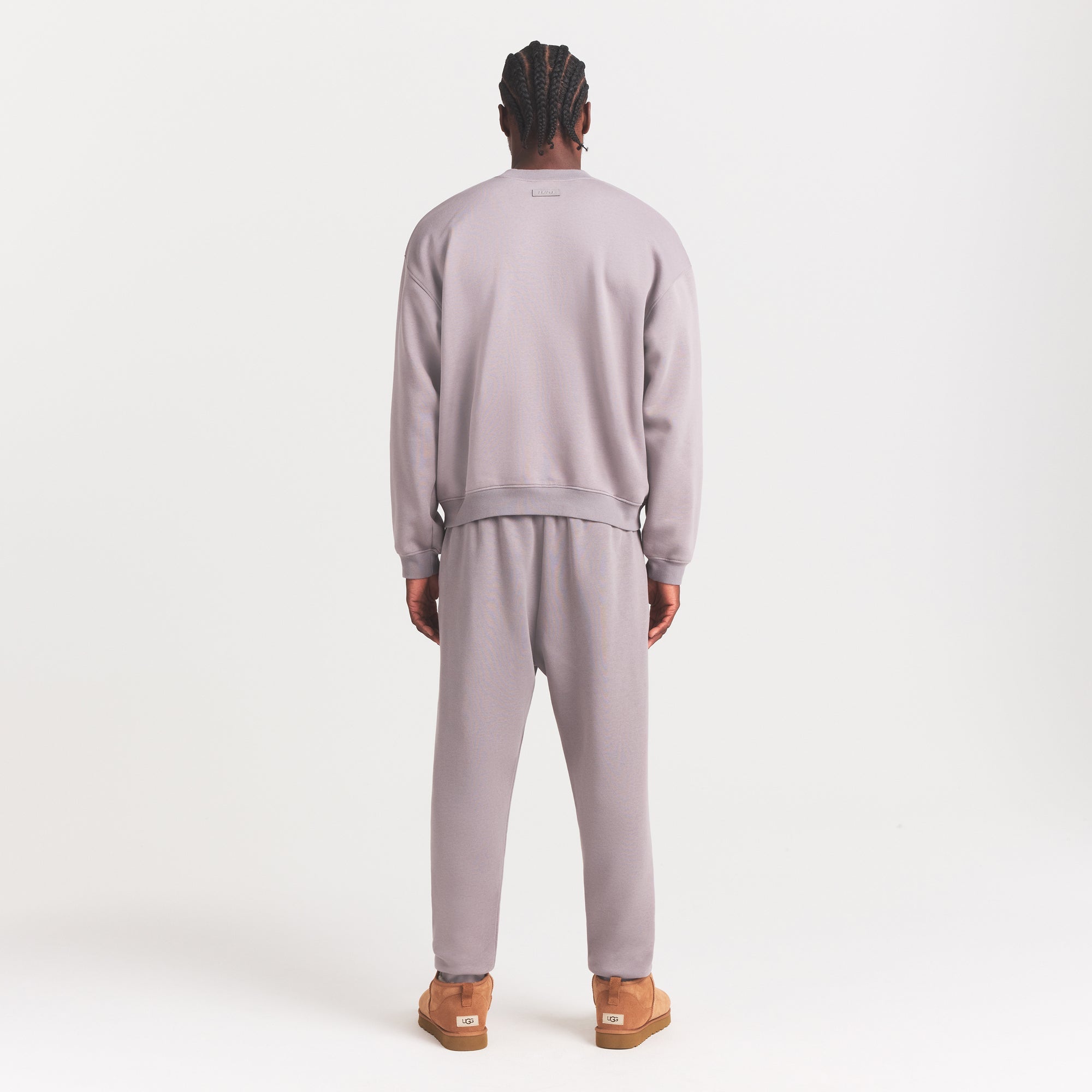 FLEECE LOUNGE MENS TAPERED JOGGER | SHADOW