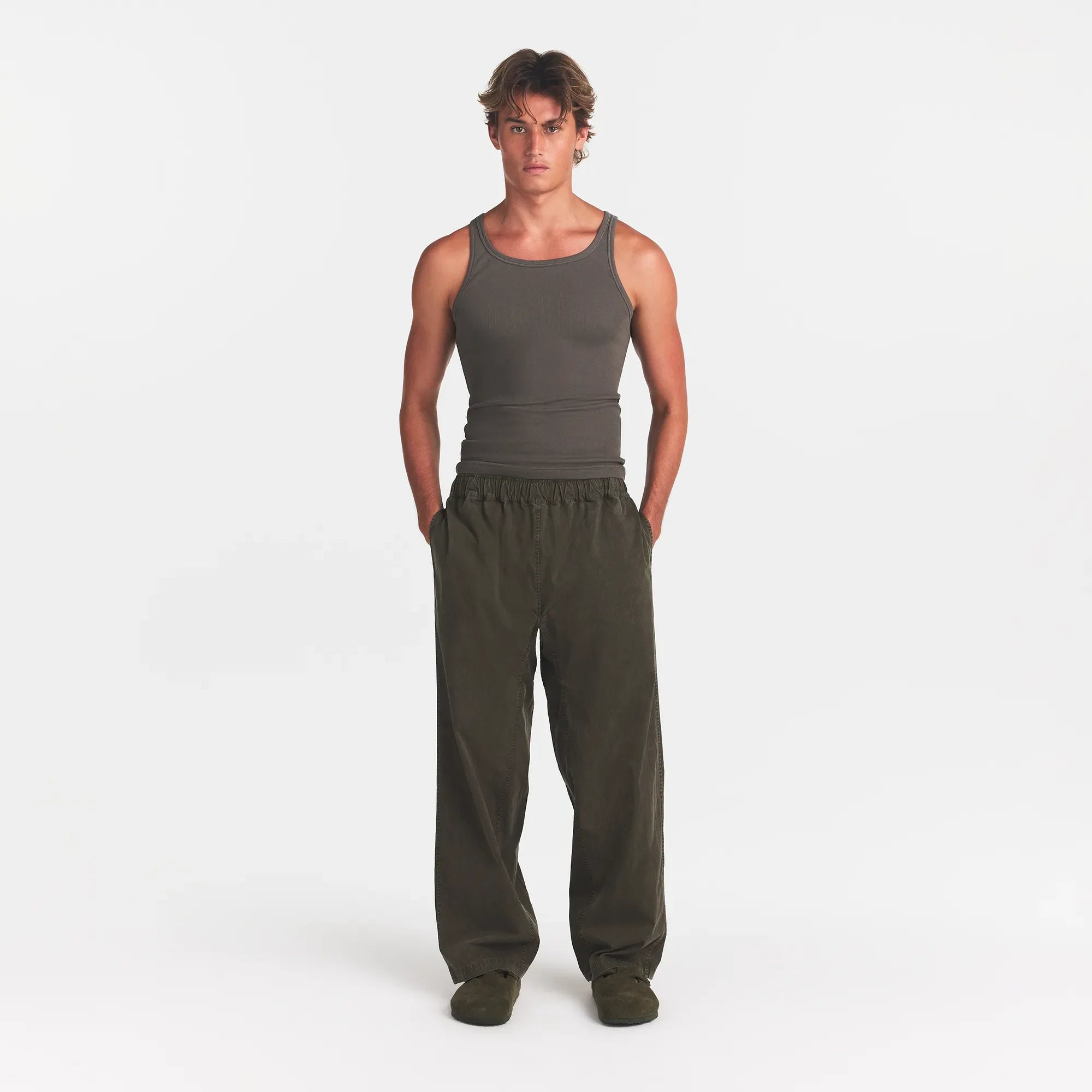 WOVEN MENS PULL-ON PANT | JUNGLE