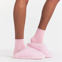 FAUX FUR SLIPPER | CHERRY BLOSSOM
