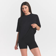 NikeSKIMS AIRY DRI-FIT™ OVERSIZED T-SHIRT | OBSIDIAN