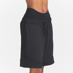 NikeSKIMS AIRY DRI-FIT™ RELAXED SHORT | OBSIDIAN