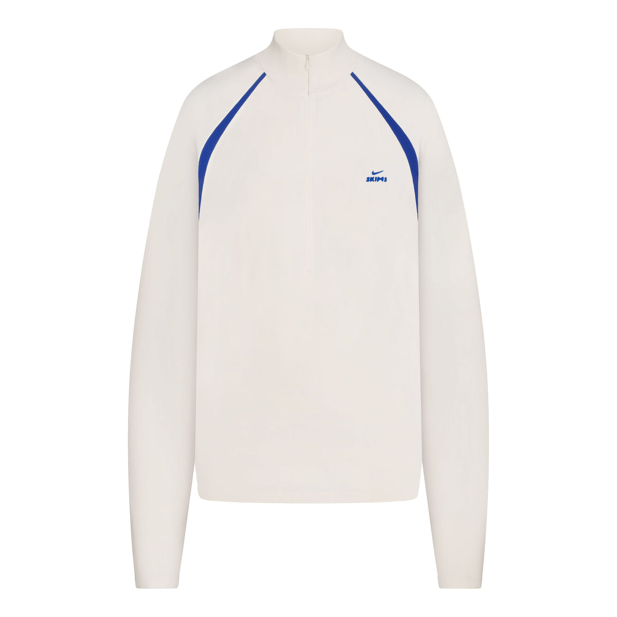 NikeSKIMS STRETCH KNIT LONG SLEEVE HALF ZIP | IVORY