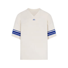 NikeSKIMS STRETCH KNIT OVERSIZED V-NECK TOP | IVORY
