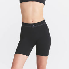 NikeSKIMS RIBBED SEAMLESS 5" BIKER SHORT | OBSIDIAN