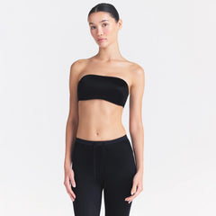 NikeSKIMS SATIN SHINE BANDEAU BRA | OBSIDIAN