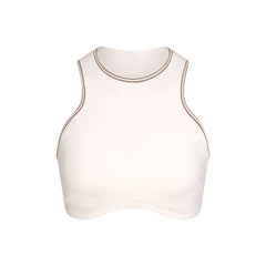 NikeSKIMS RIBBED SEAMLESS RACER FRONT BRA | IVORY