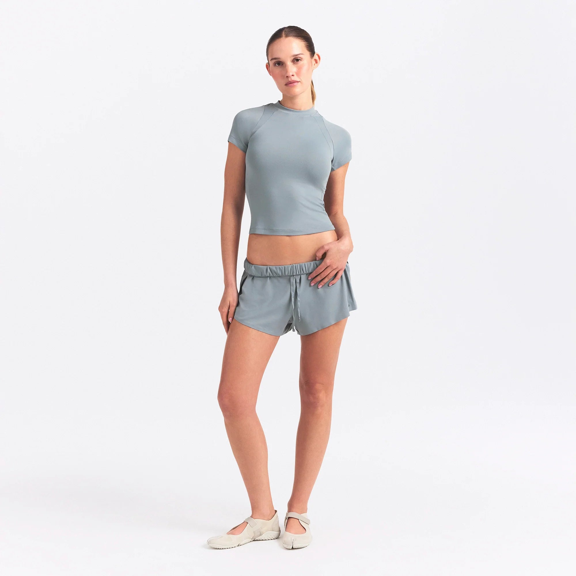 NikeSKIMS AIRY MINI SHORT | WASHED PACIFIC