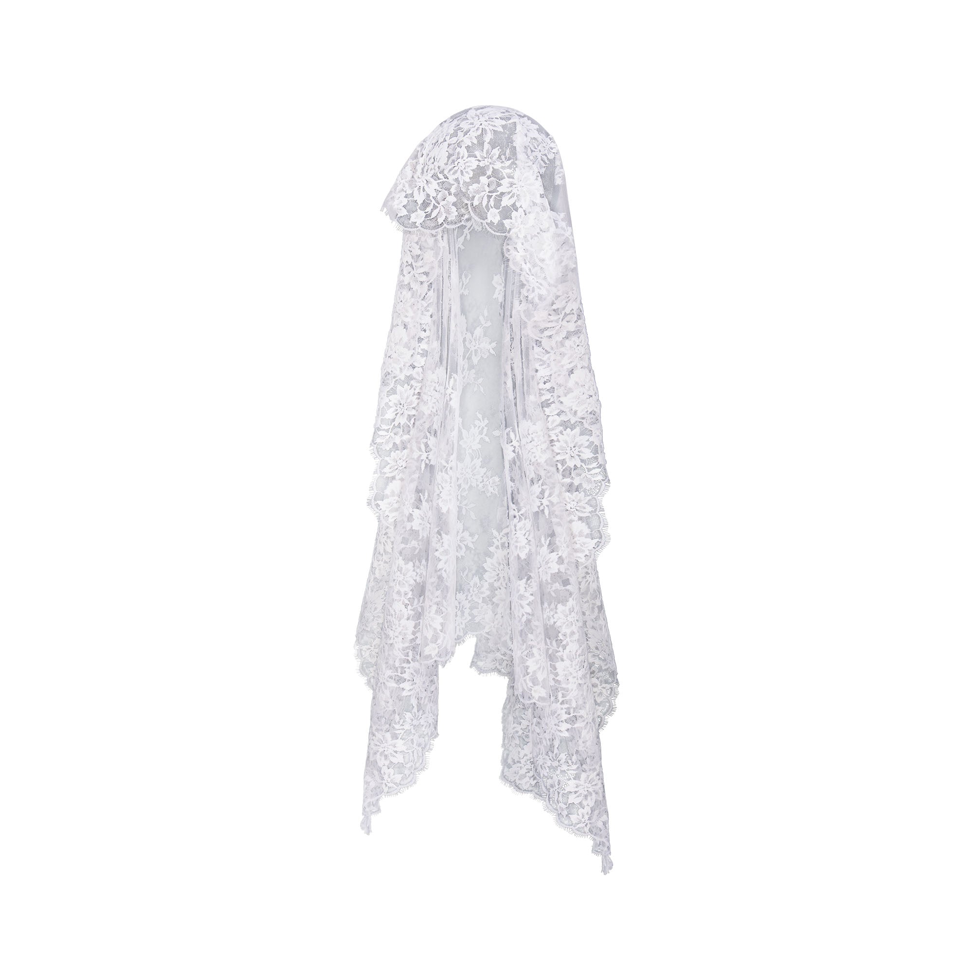 SKIMS LACE VEIL | SNOW
