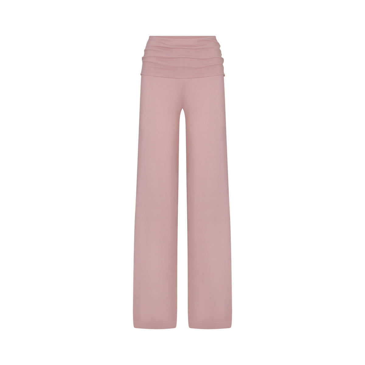 NikeSKIMS STRETCH KNIT FOLDOVER WIDE LEG PANT | HIMALAYAN