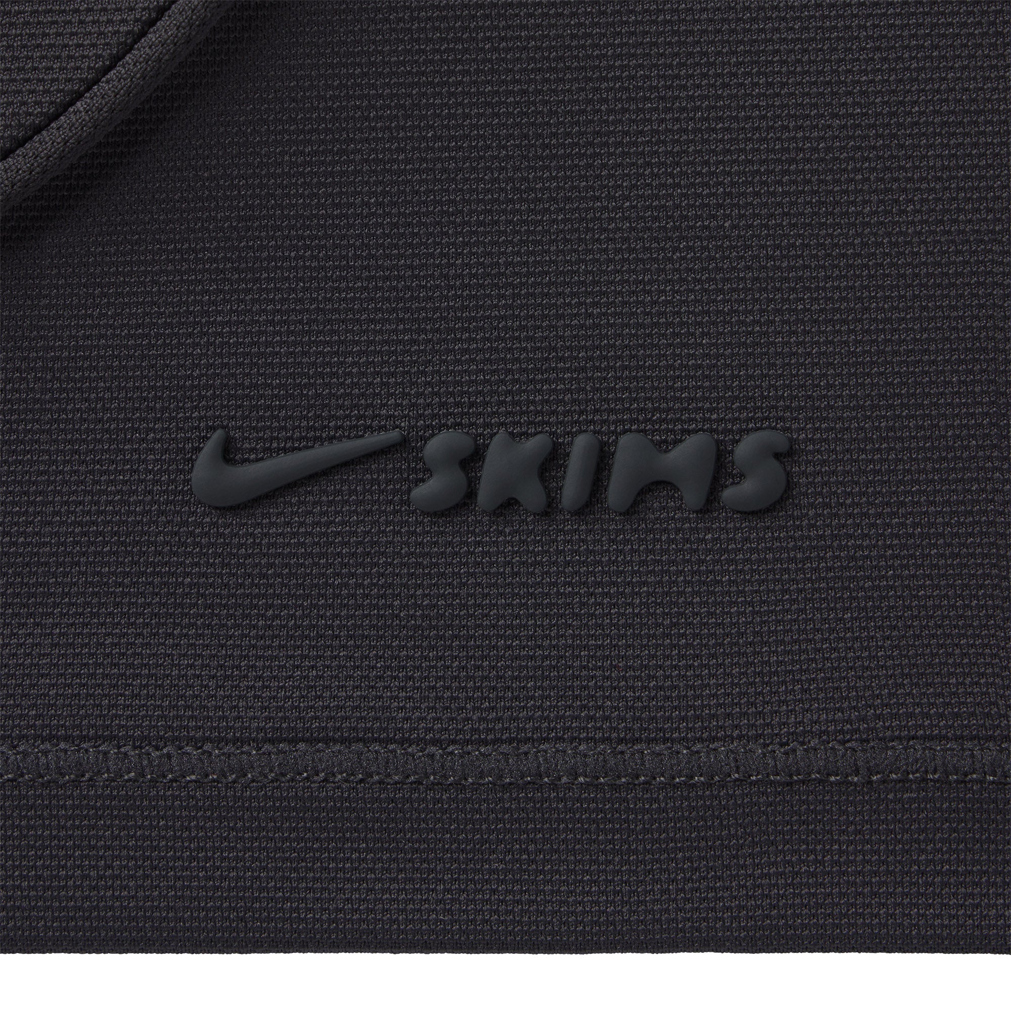 NikeSKIMS AIRY LONG SLEEVE CREW NECK TOP | OBSIDIAN