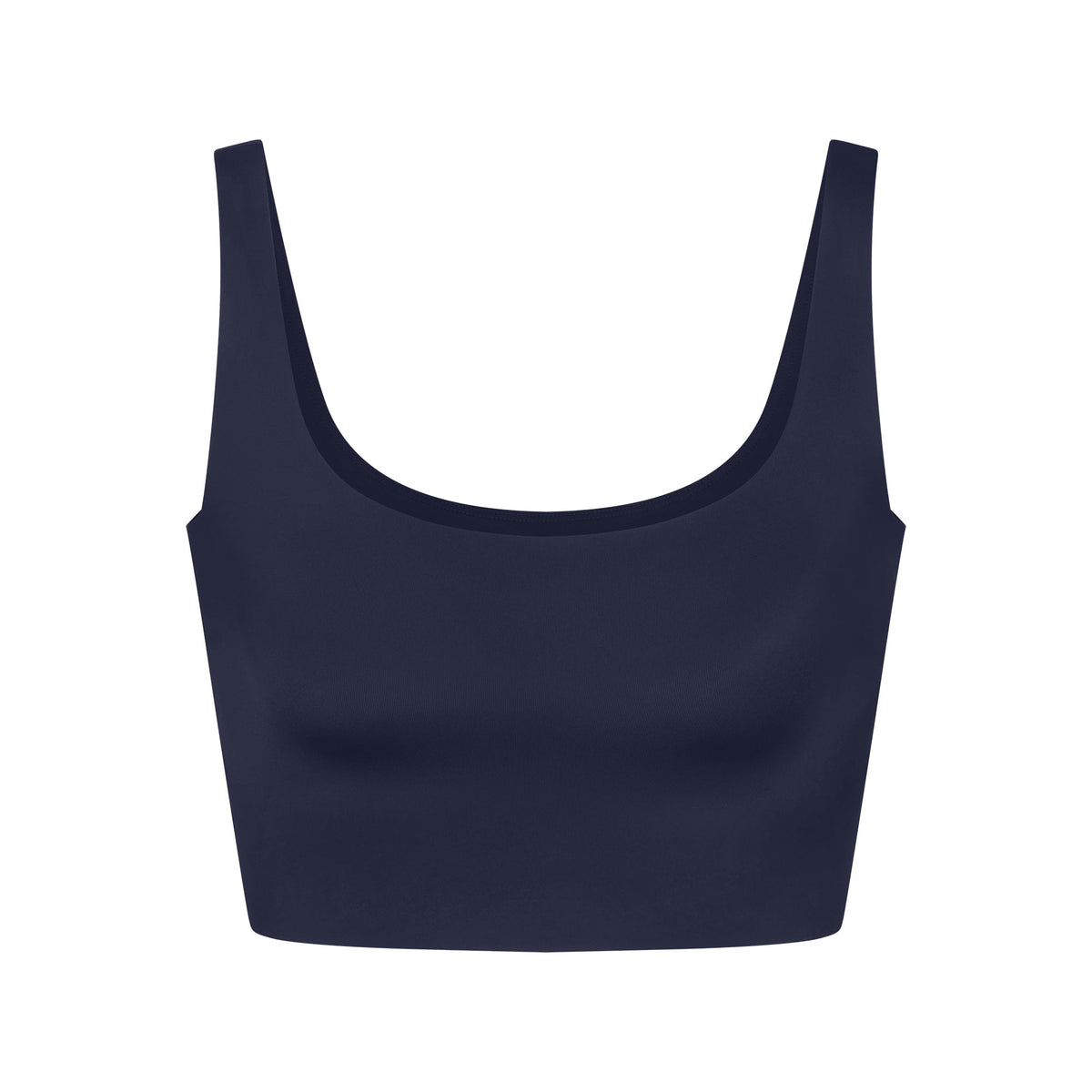 NikeSKIMS SHINE SCOOP NECK BRA TOP | NAVY