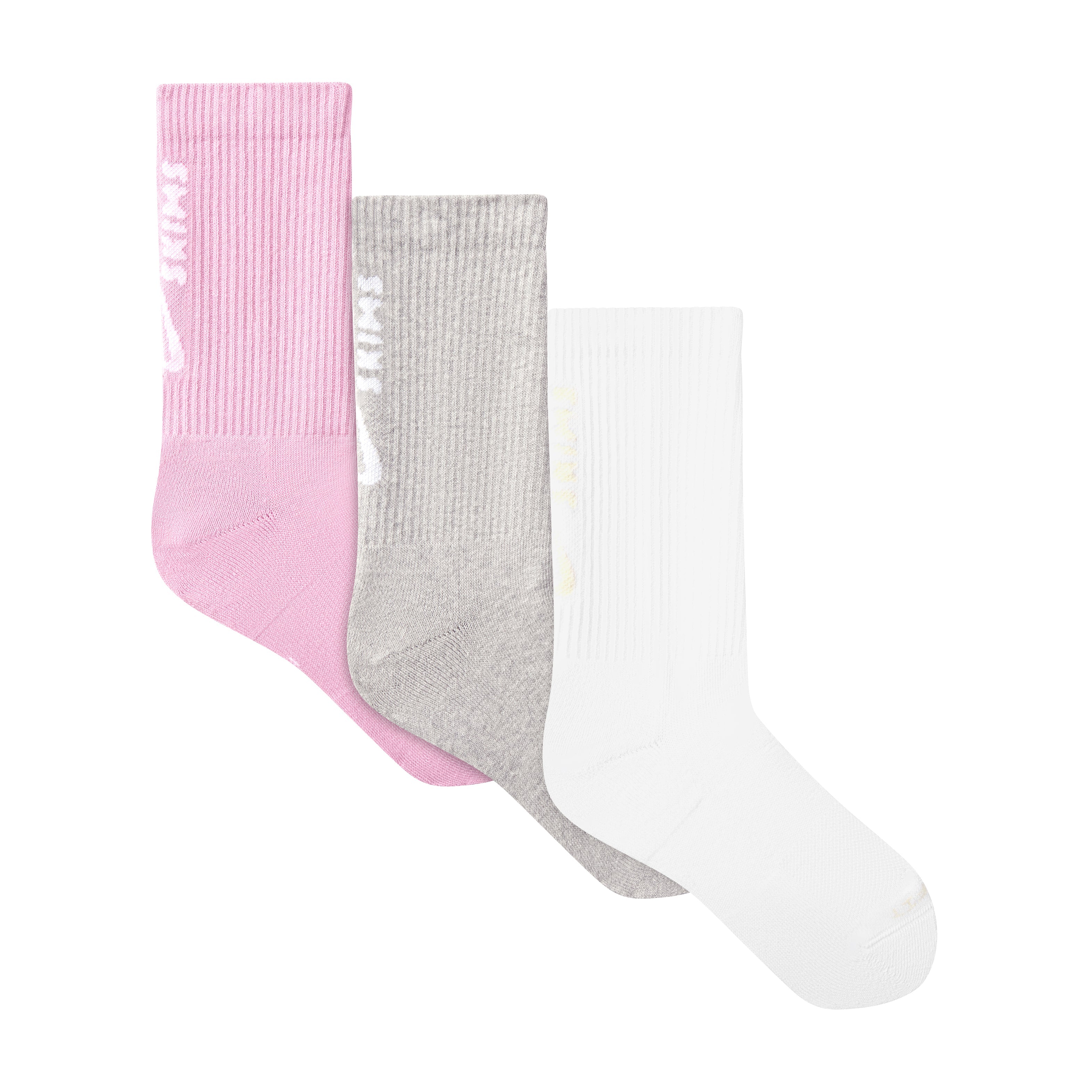NikeSKIMS ACCESSORIES DRI-FIT™ CREW SOCK 3-PACK | BUBBLE GUM MULTI