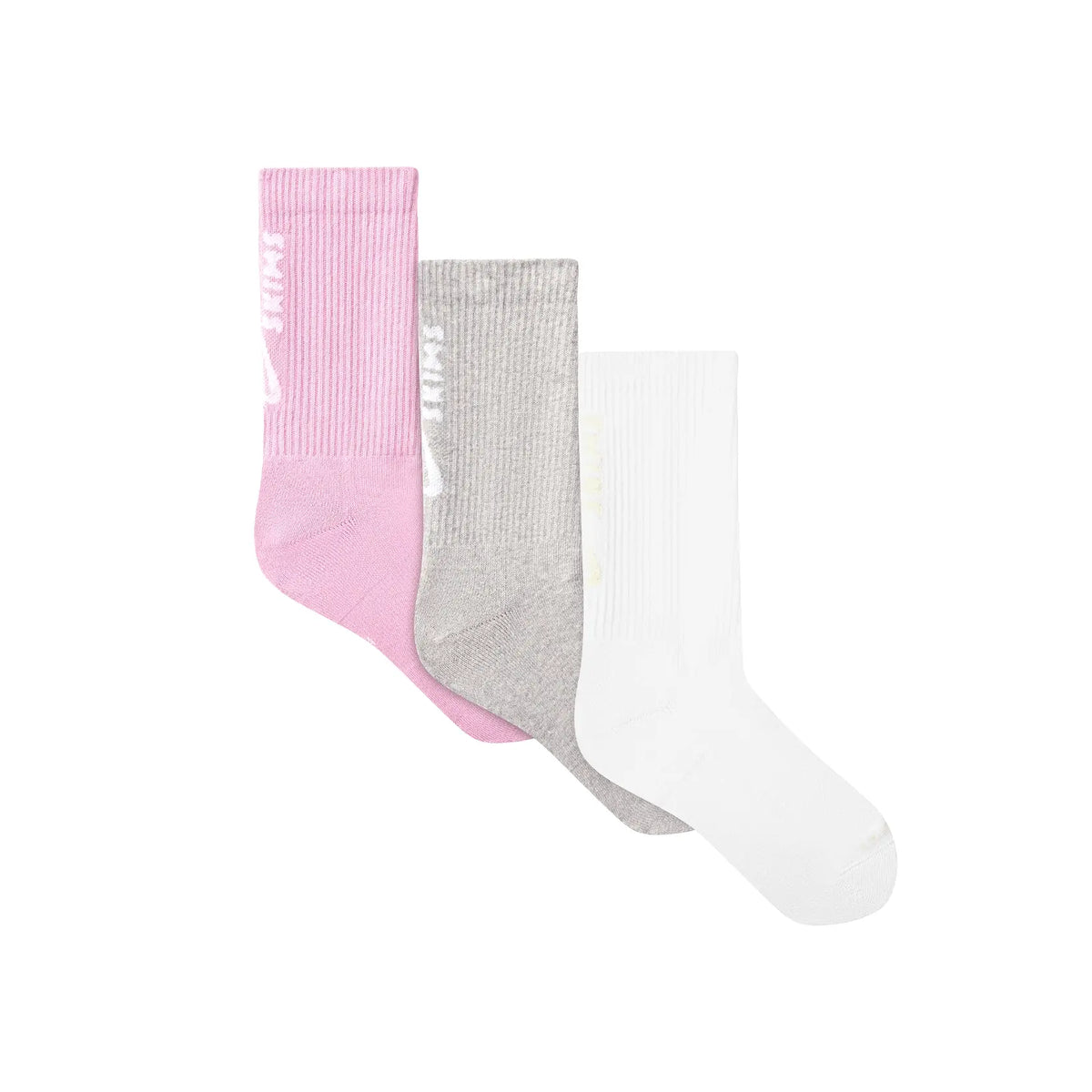 NikeSKIMS ACCESSORIES DRI-FIT™ CREW SOCK 3-PACK | BUBBLE GUM MULTI