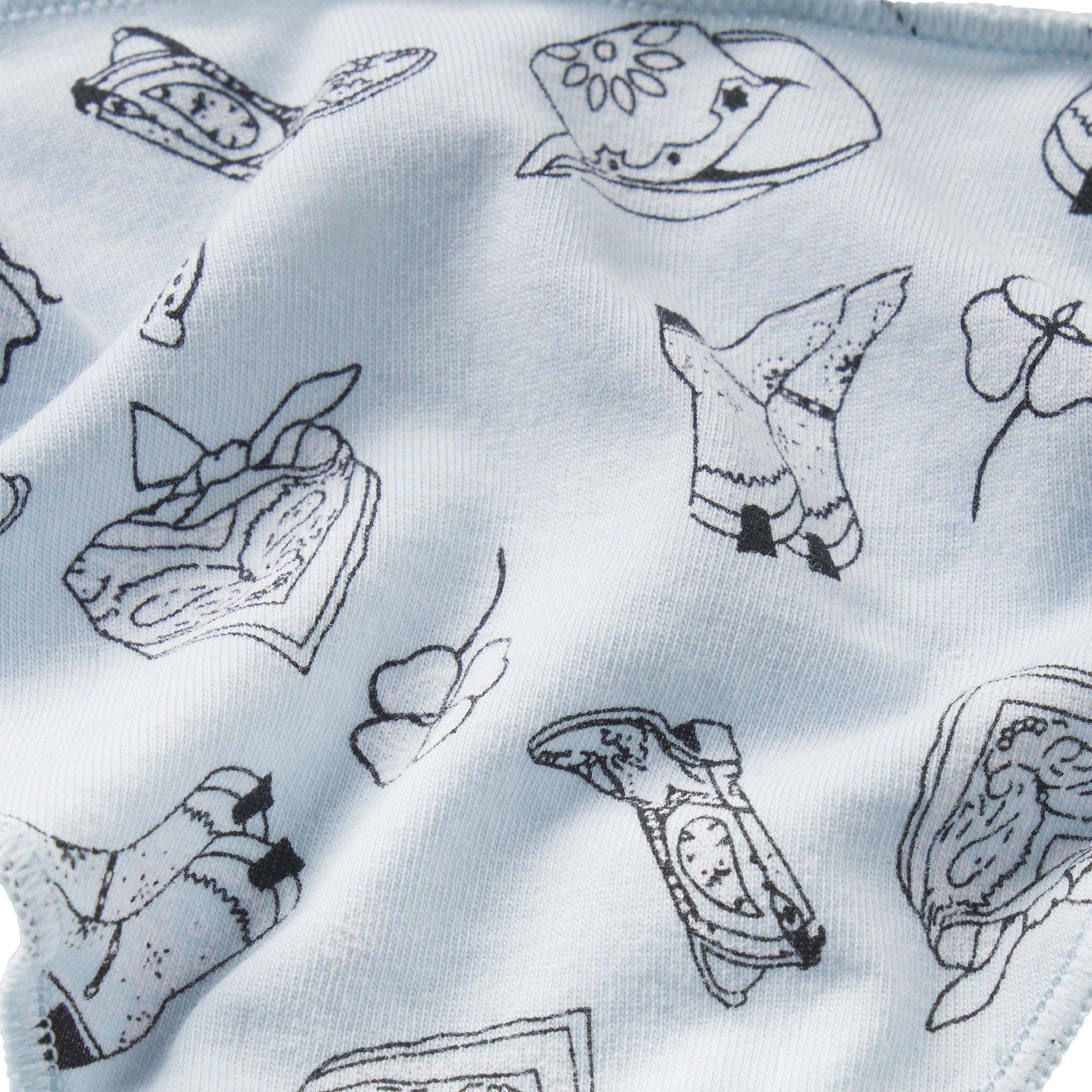 LIGHTWEIGHT COTTON RUCHED BACK HIPSTER 10-PACK | DAINTY FLORAL MULTI