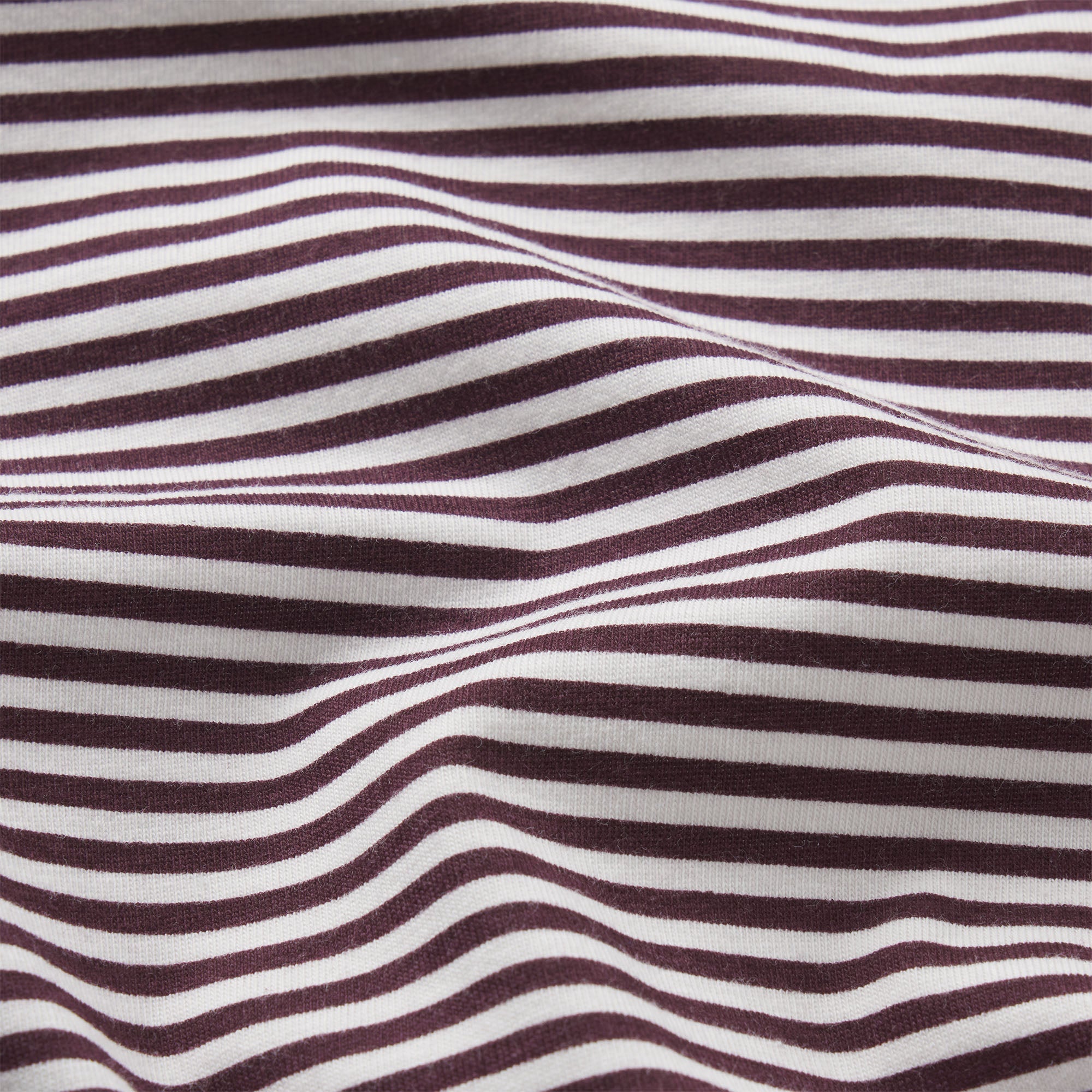 LIGHTWEIGHT COTTON LOGO PICOT CAMI AND BOY SHORT SET | CURRANT FEEDER STRIPE