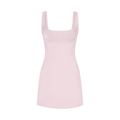 COTTON JERSEY MINI DRESS | CHERRY BLOSSOM