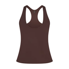 NikeSKIMS AIRY RACERBACK TANK | DARK SEPIA