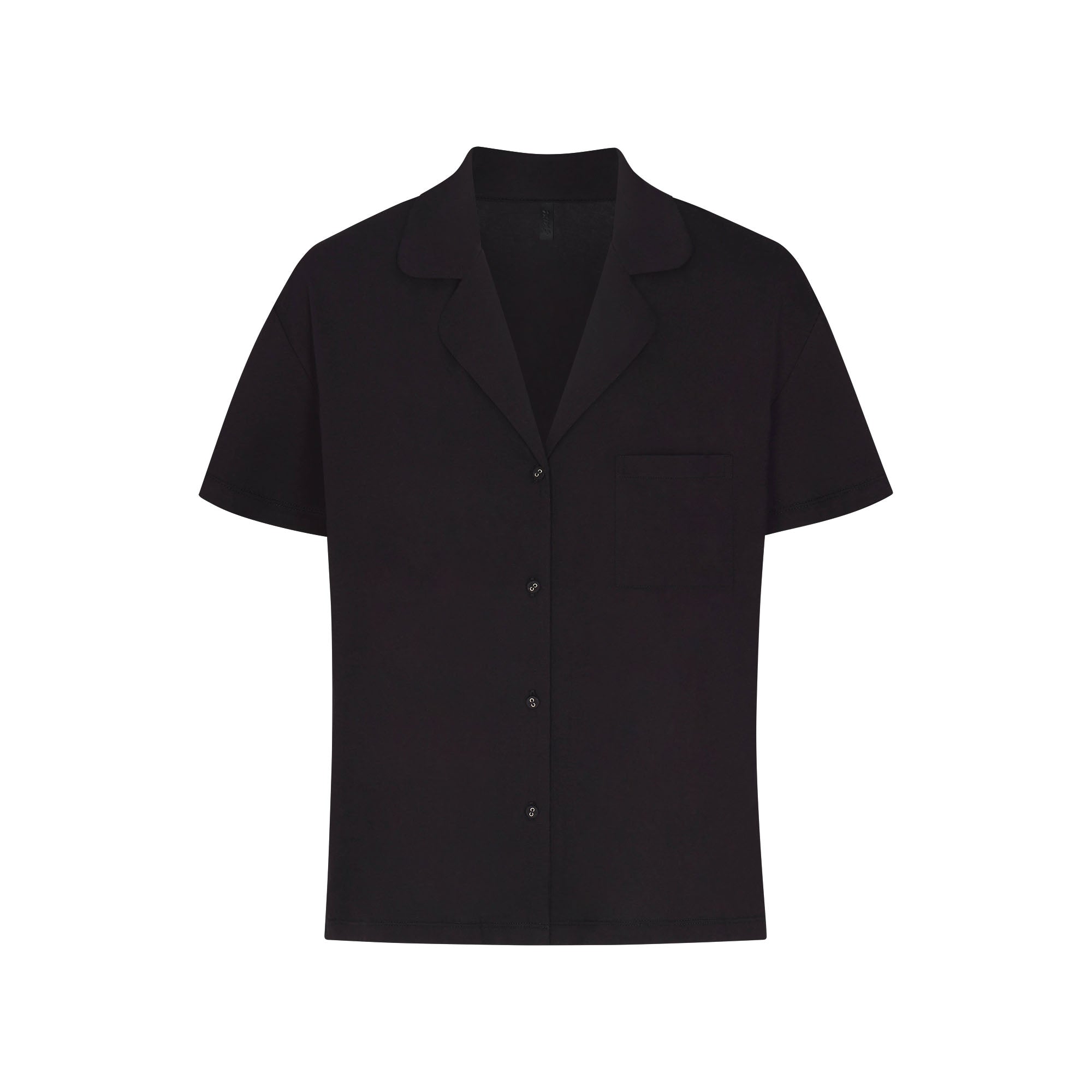 ORGANIC COTTON SLEEP SHORT SLEEVE SET | OBSIDIAN