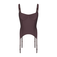 SKIMS BODY CORSET | RAISIN