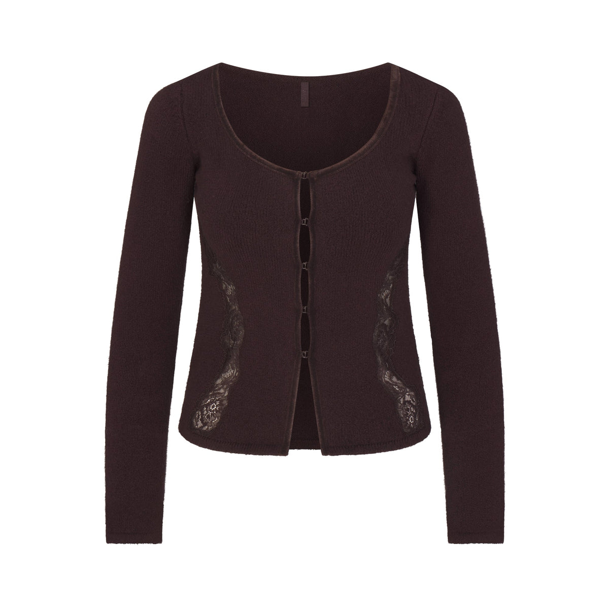 LACE KNIT LONG SLEEVE CARDIGAN | PHOENIX