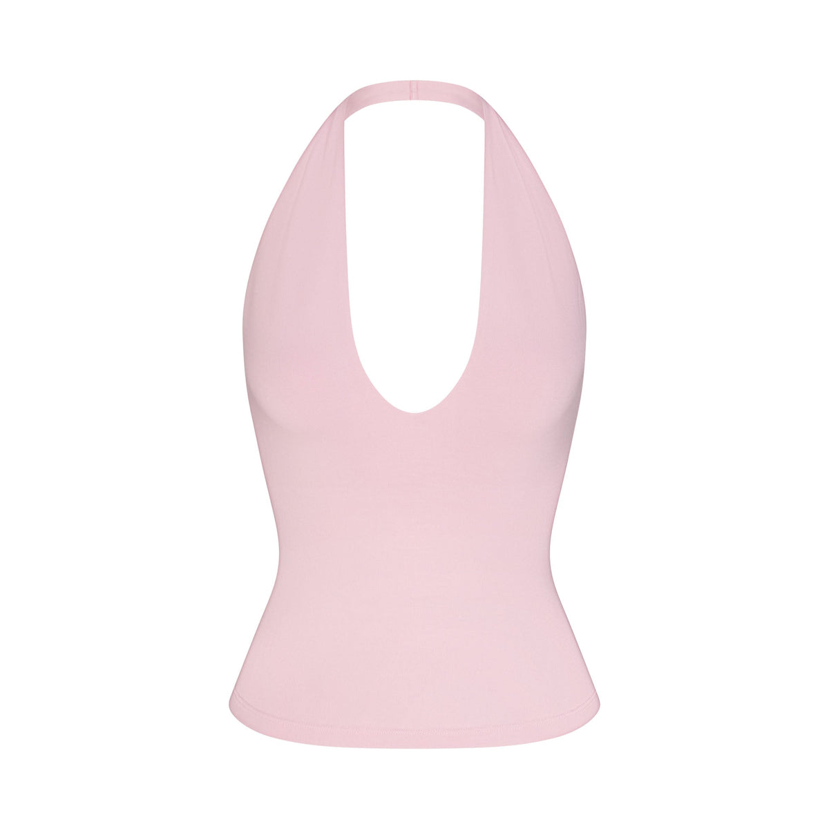 SMOOTH LAYERS HALTER TOP | PEONY
