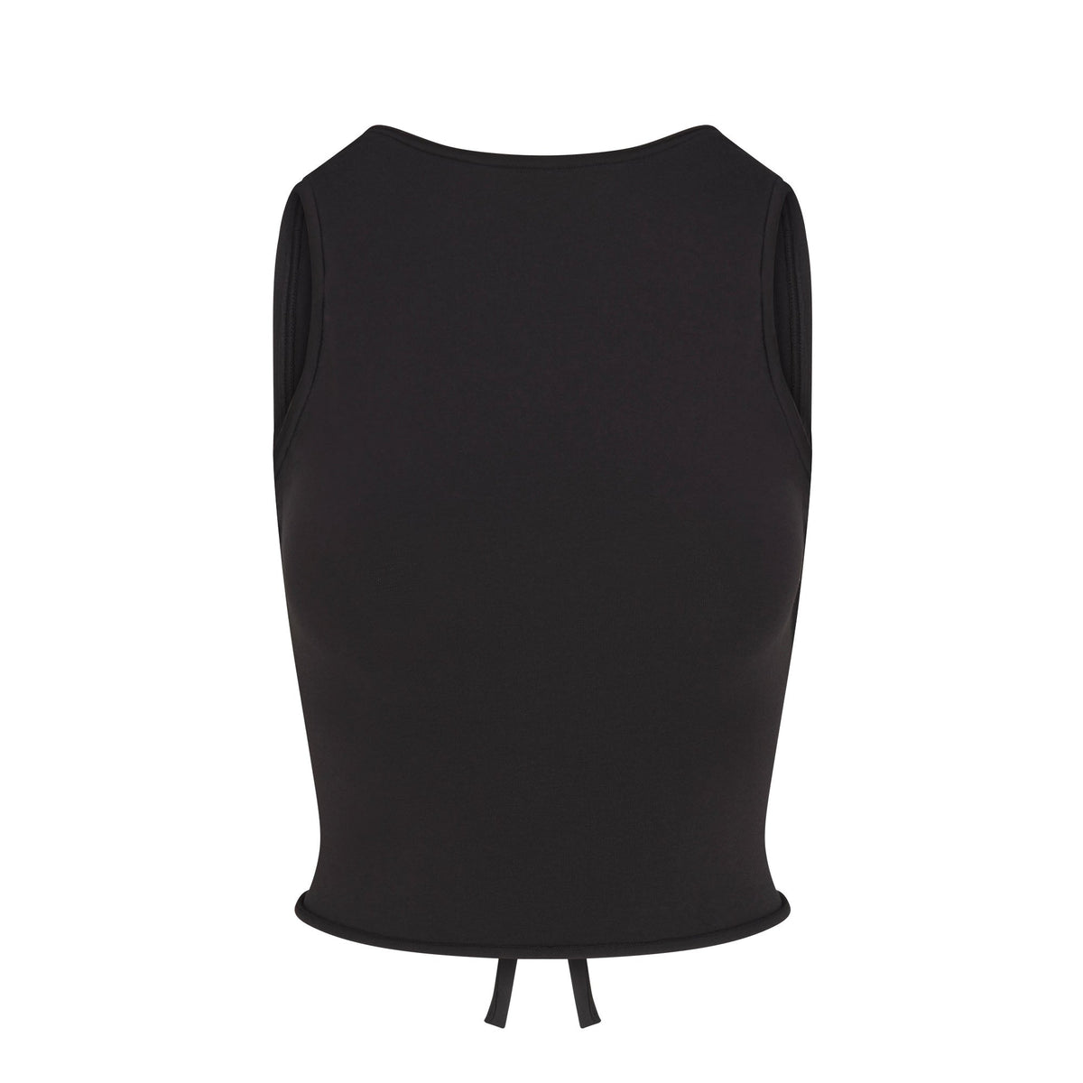 COTTON JERSEY TIE BACK TANK | SOOT