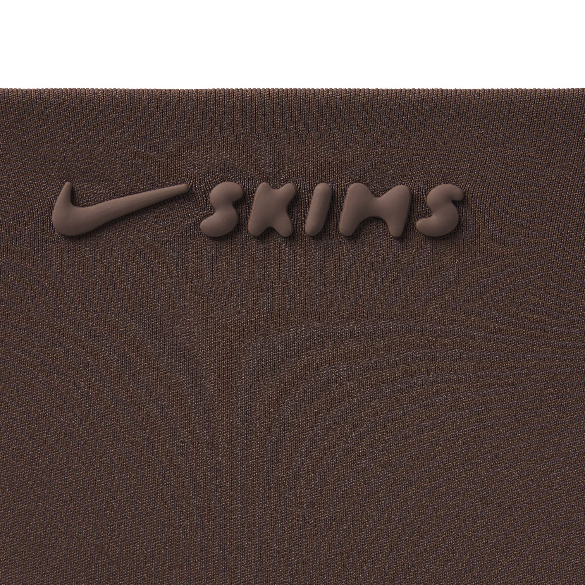 NikeSKIMS MATTE SQUARE NECK TANK | DARK SEPIA