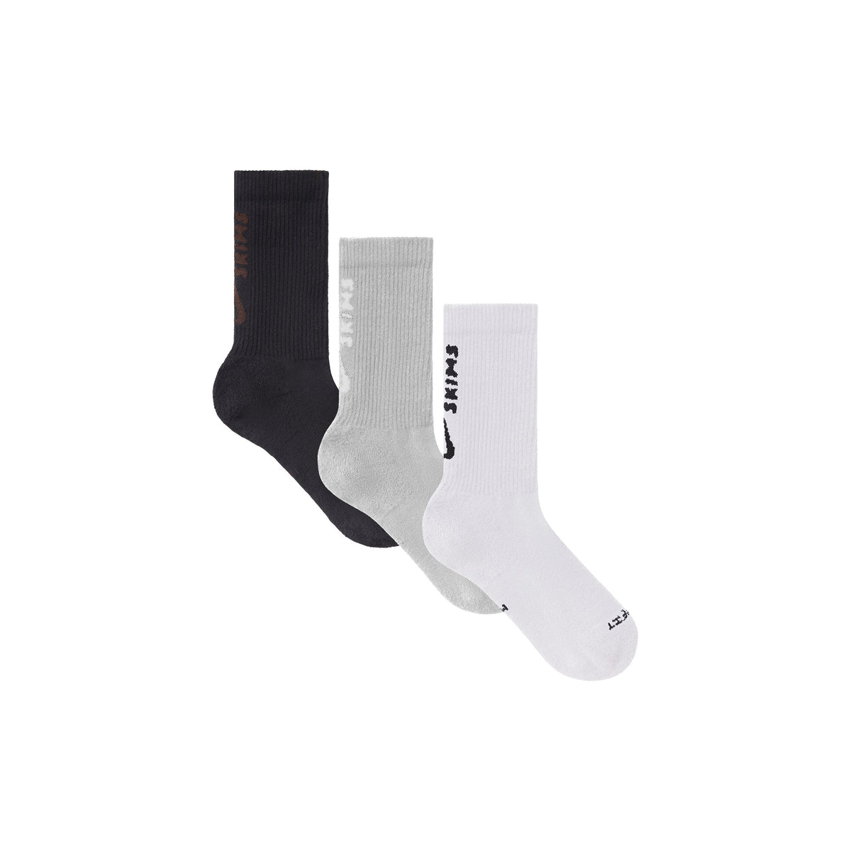 NikeSKIMS ACCESSORIES DRI-FIT™ CREW SOCK 3-PACK | HEATHER GREY MULTI
