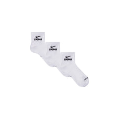 NikeSKIMS ACCESSORIES DRI-FIT™ QUARTER CREW SOCK 3-PACK | SNOW
