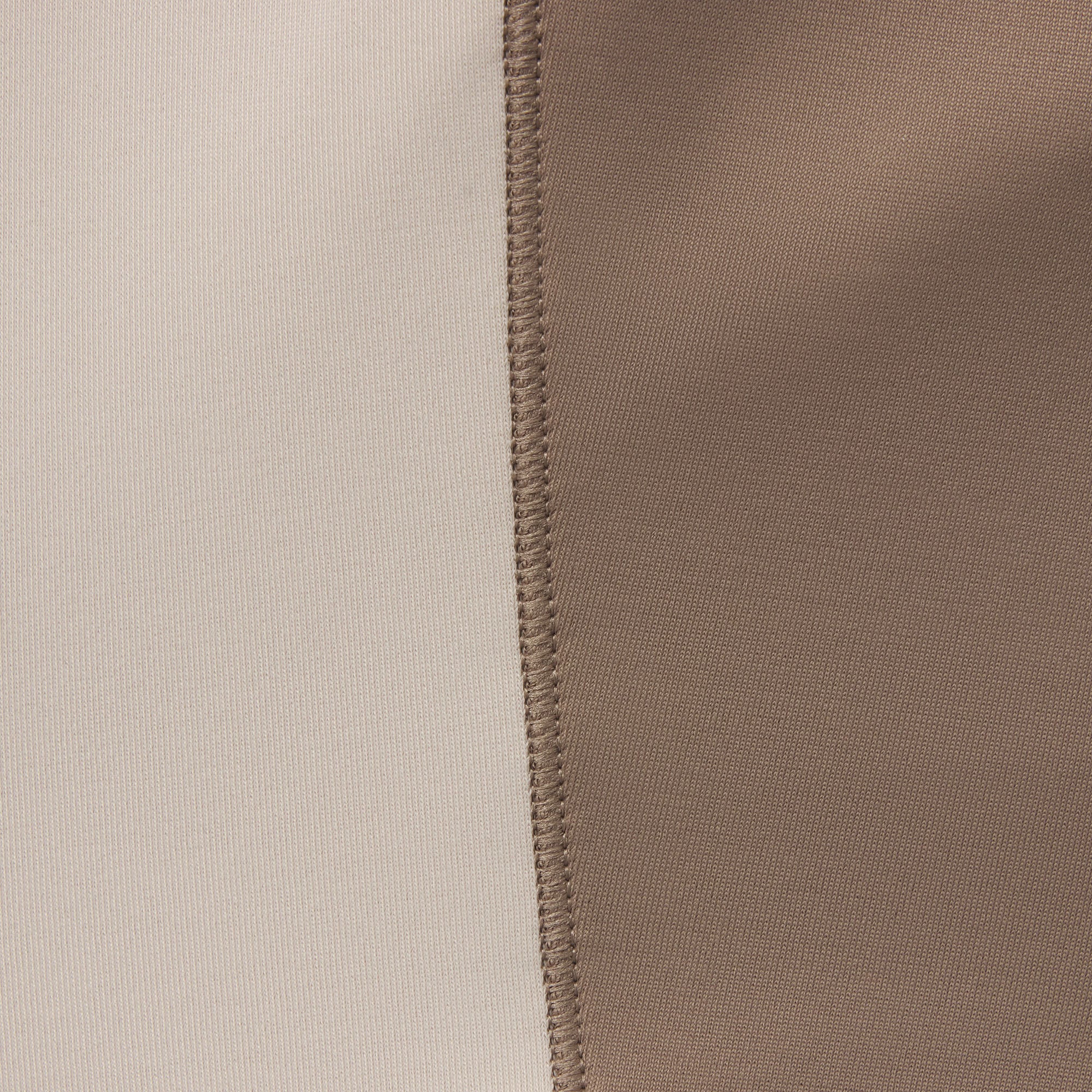 NikeSKIMS SHINE FRONT ZIP BRA | TRUFFLE AND STONE