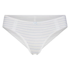 LIGHTWEIGHT COTTON LACE HIPSTER | AIRSPACE LAGUNA STRIPE
