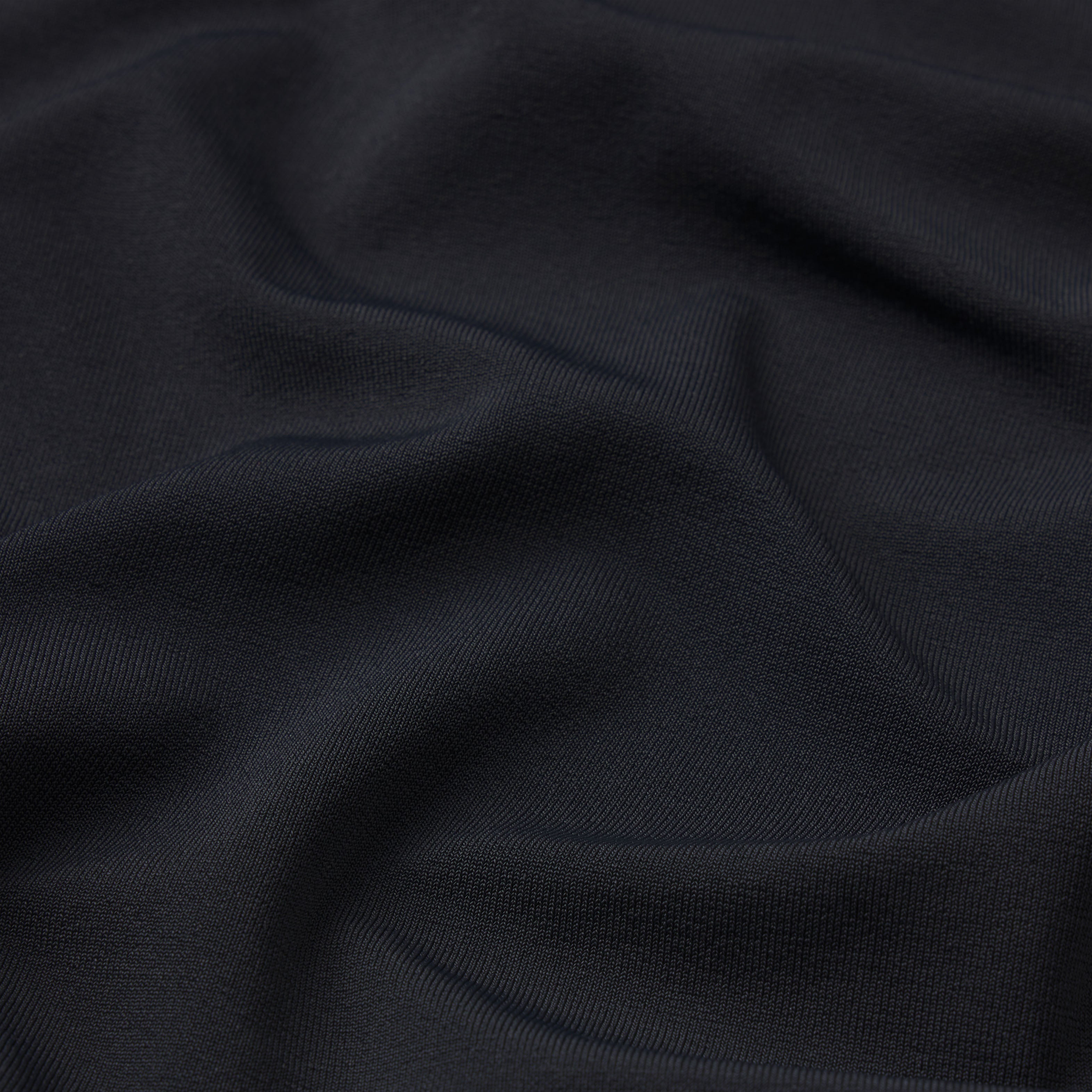 NikeSKIMS STRETCH KNIT OVERSIZED V-NECK TOP | OBSIDIAN