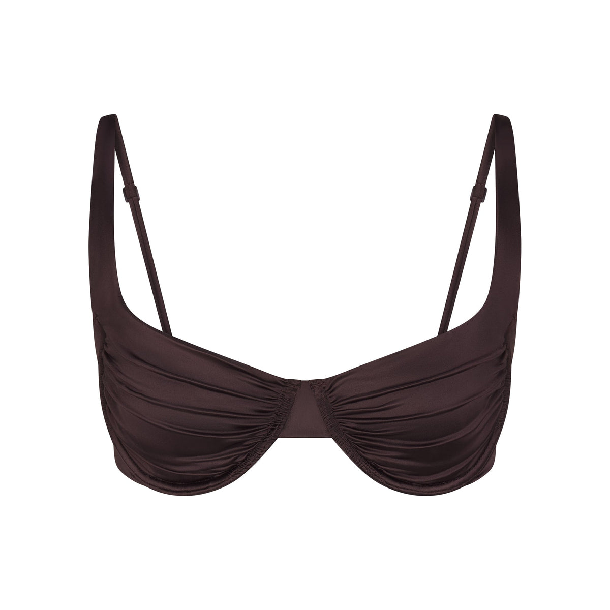 SATIN SWIM BALCONETTE BIKINI TOP | PHOENIX