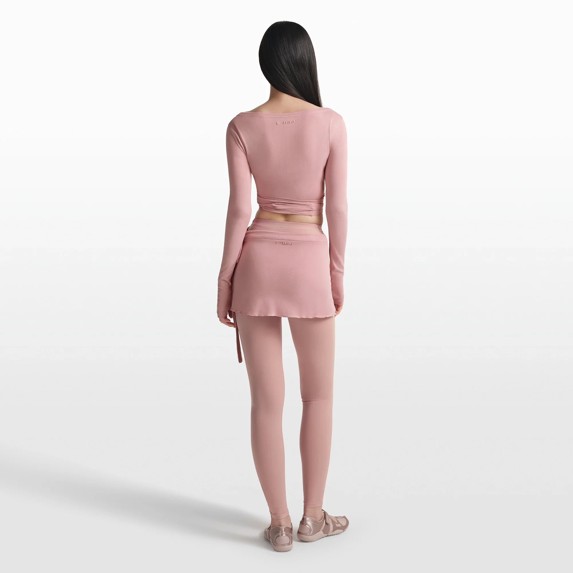 NikeSKIMS STRETCH KNIT WRAP SKIRT | HIMALAYAN