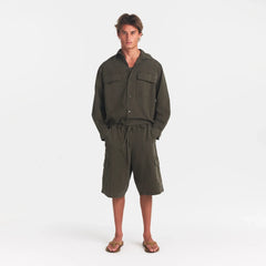 WOVEN MENS RELAXED SHIRT | JUNGLE