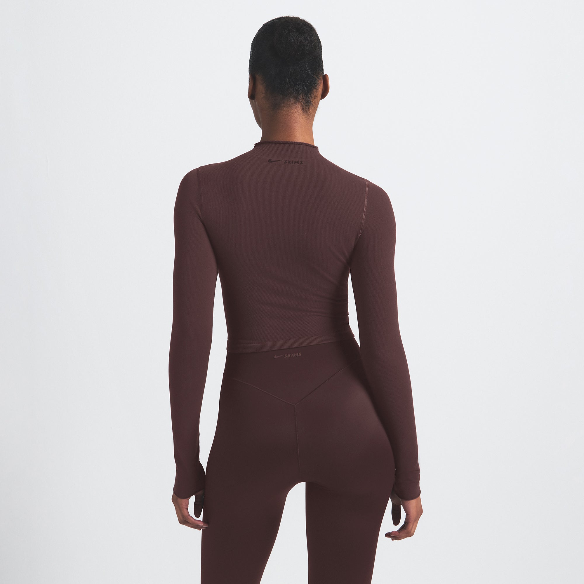 NikeSKIMS VINTAGE SEAMLESS MOCK NECK CROP TOP | PHOENIX