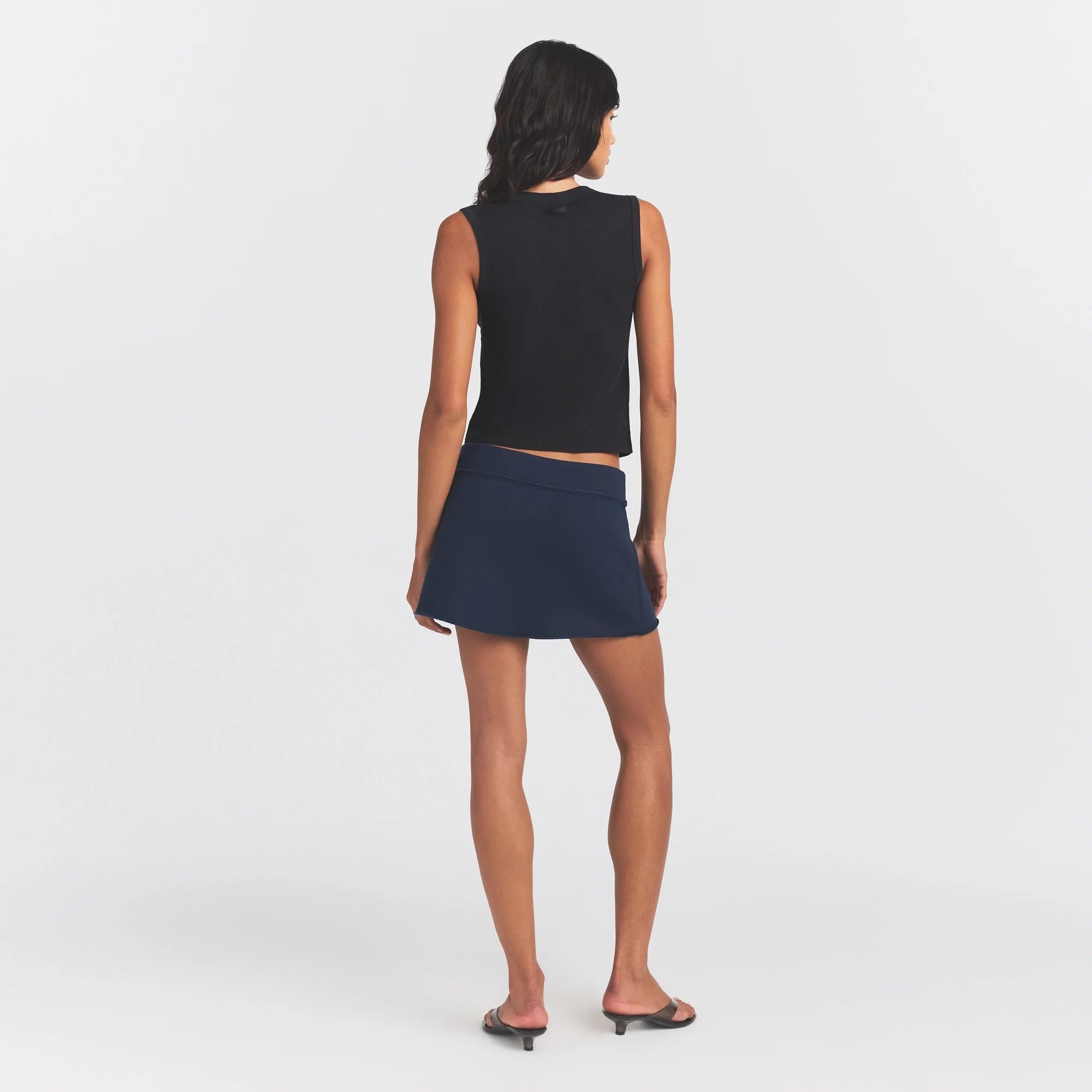 WORN IN JERSEY HIGH CREW TANK | WASHED ONYX