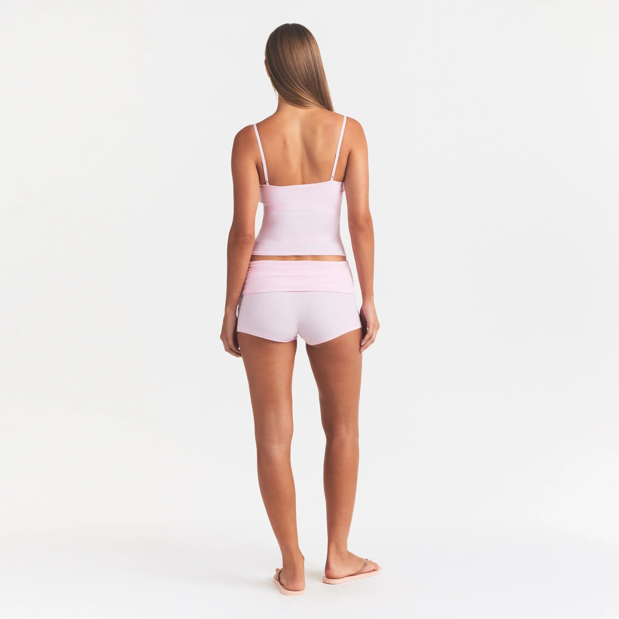 COTTON JERSEY SCOOP NECK CAMI | CHERRY BLOSSOM