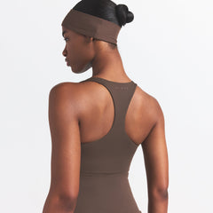 NikeSKIMS MATTE RACERBACK TANK | DARK SEPIA
