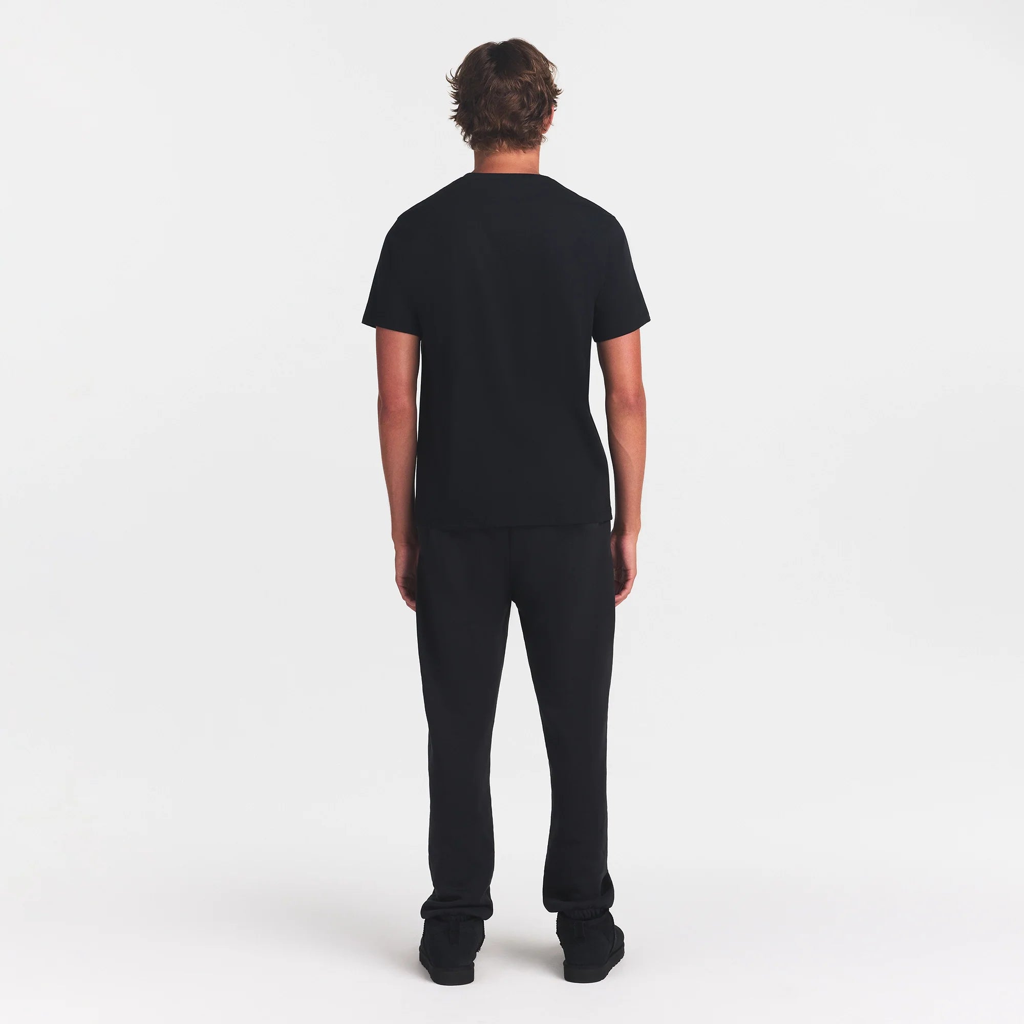 SKIMS COTTON MENS CLASSIC T-SHIRT | ONYX