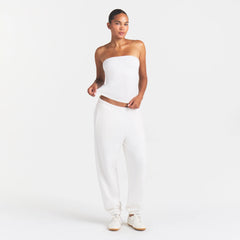 COTTON JERSEY TUBE TOP | MARBLE