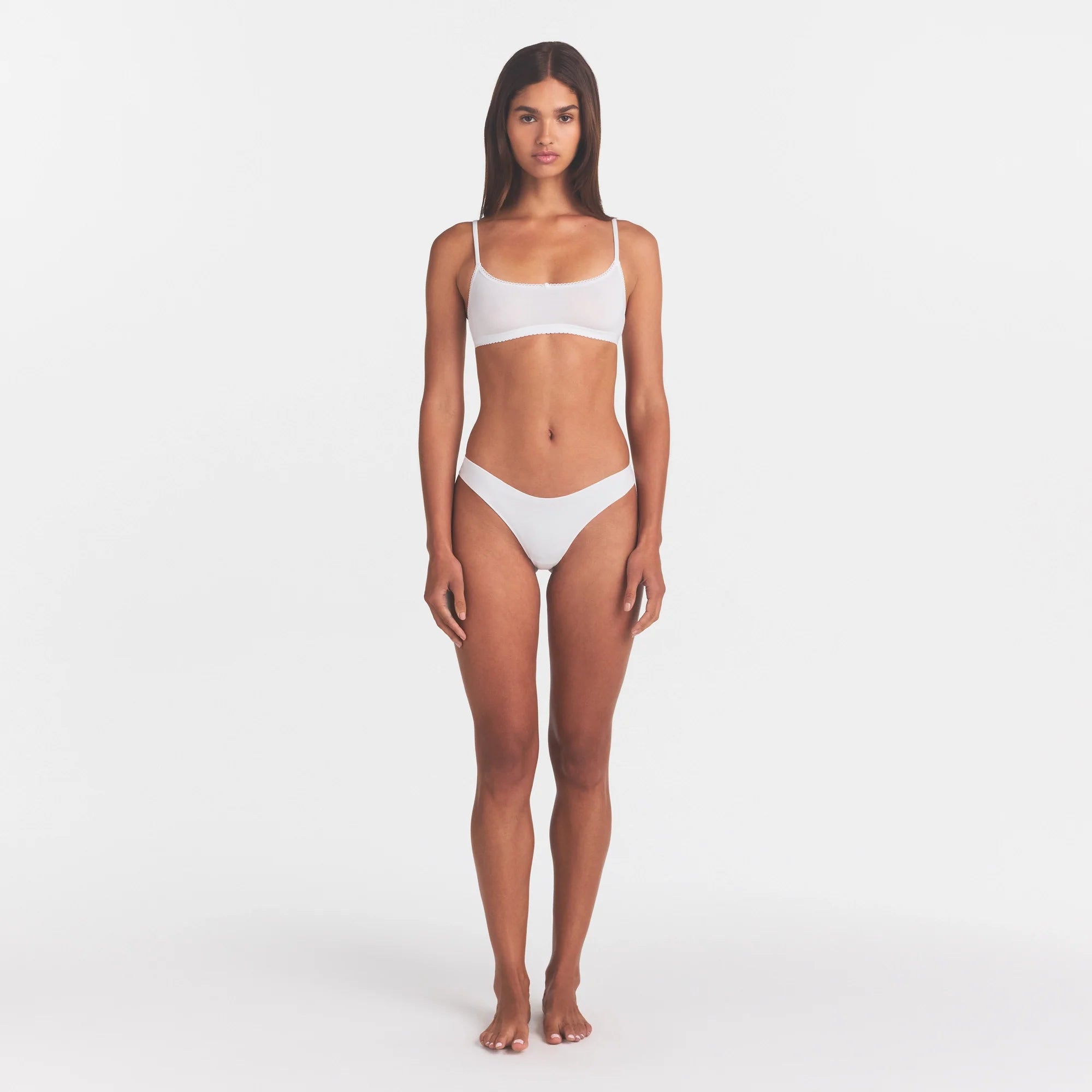 LIGHTWEIGHT COTTON THONG 10-PACK | MICRO DOT FLORAL MULTI